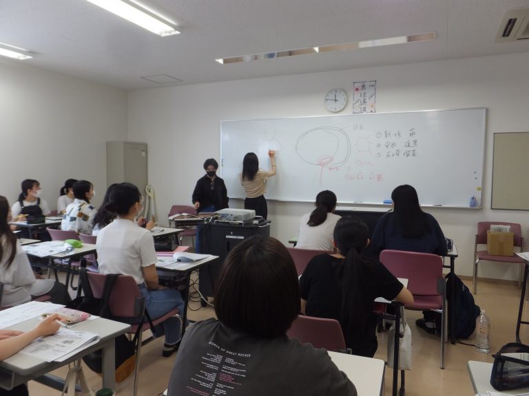 看護学科2年生　人体の構造学Ⅲ学生講義