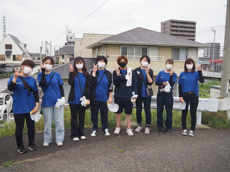 ボランティア部活動　太田道池清掃