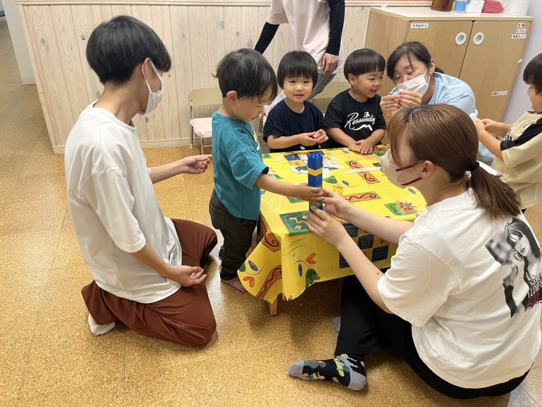 “あなかれ保育園”の子ども達と遊んだよ！