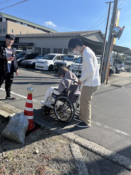 作業療法学科2年生・フィールド調査