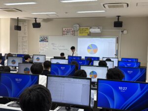 【情報ビジネス学科】高松中央高等学校でインストラクター演習を実施