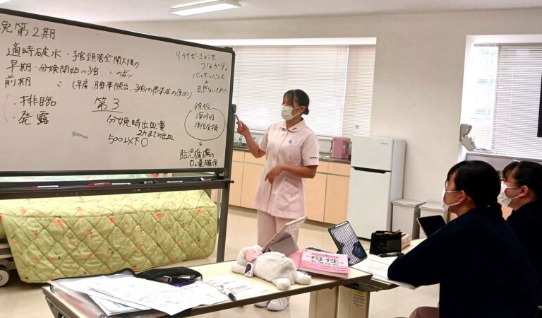 看護学科3年生　母性看護実習～学内日～