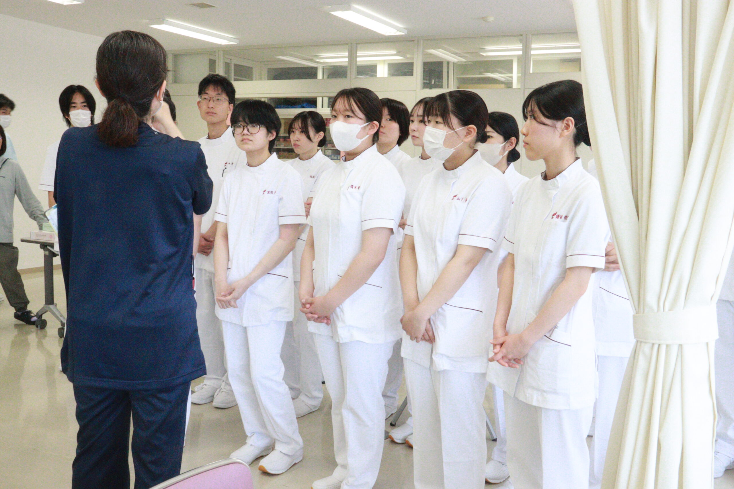 看護学科１年生、初めての白衣姿👩‍⚕️👨‍⚕️