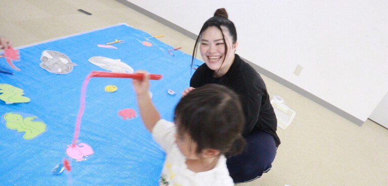 あなかれほいくえんの園児たちとの楽しい時間🎵