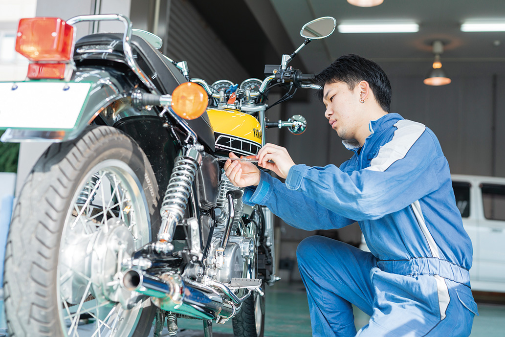 自分の車やバイクを 整備できる