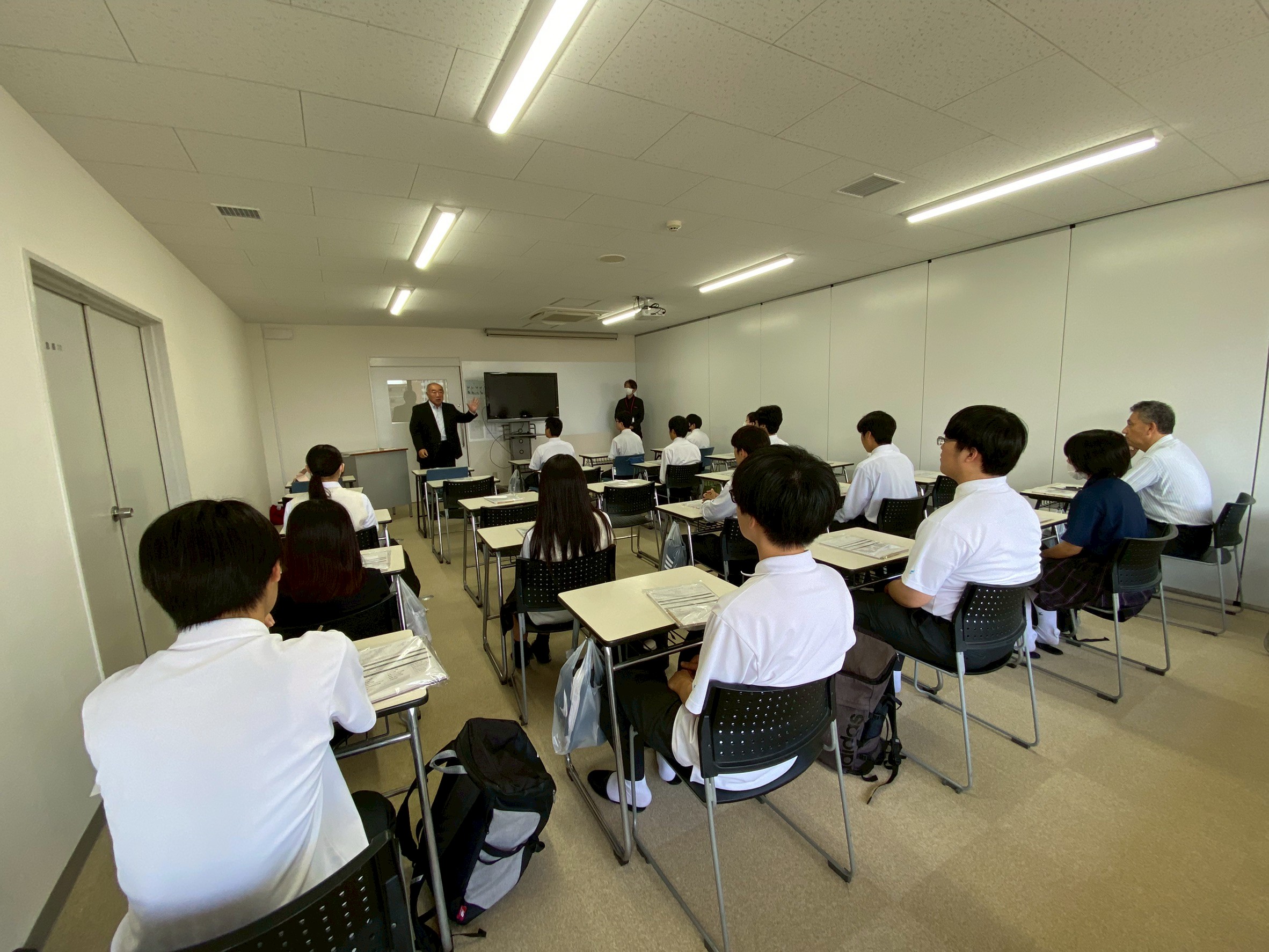 穴吹学園高校の生徒さんたちが公務員学科の体験を受けました！