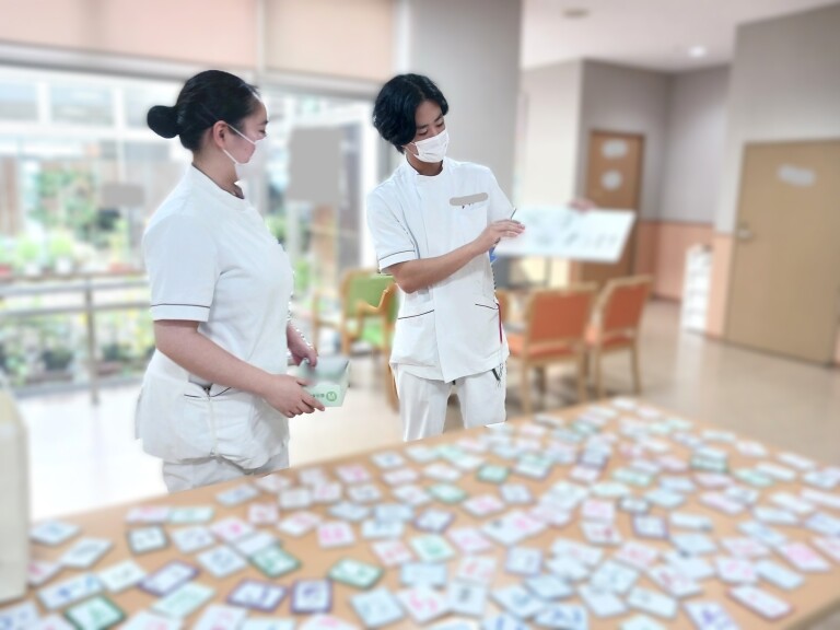 看護学科１年　基礎看護学Ⅰ実習