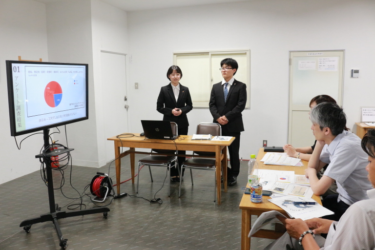 ことでん＆商店街にプレゼン発表・開催イベント決定！(企業ビジネス専攻2年)