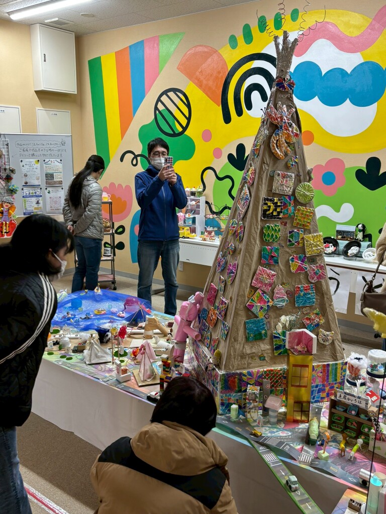 作業療法学科3年生・作品展見学