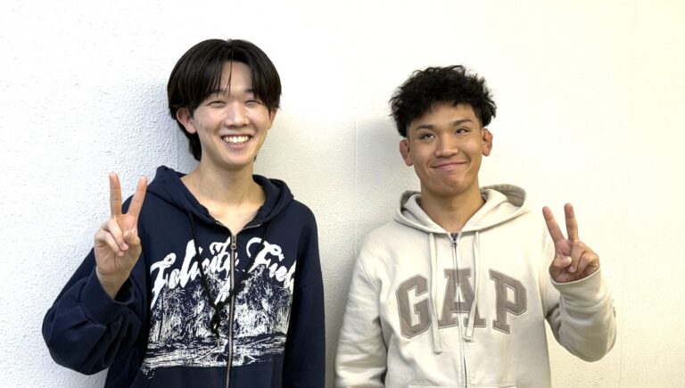 卒業生が遊びに来てくれました！(企業ビジネス学科不動産ビジネス専攻)