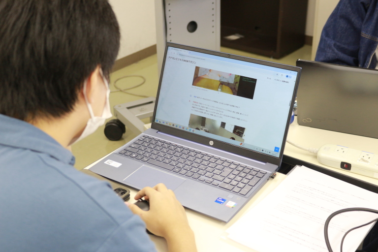 Word Pressを使ってWebサイトを作成しました！(企業ビジネス専攻2年)