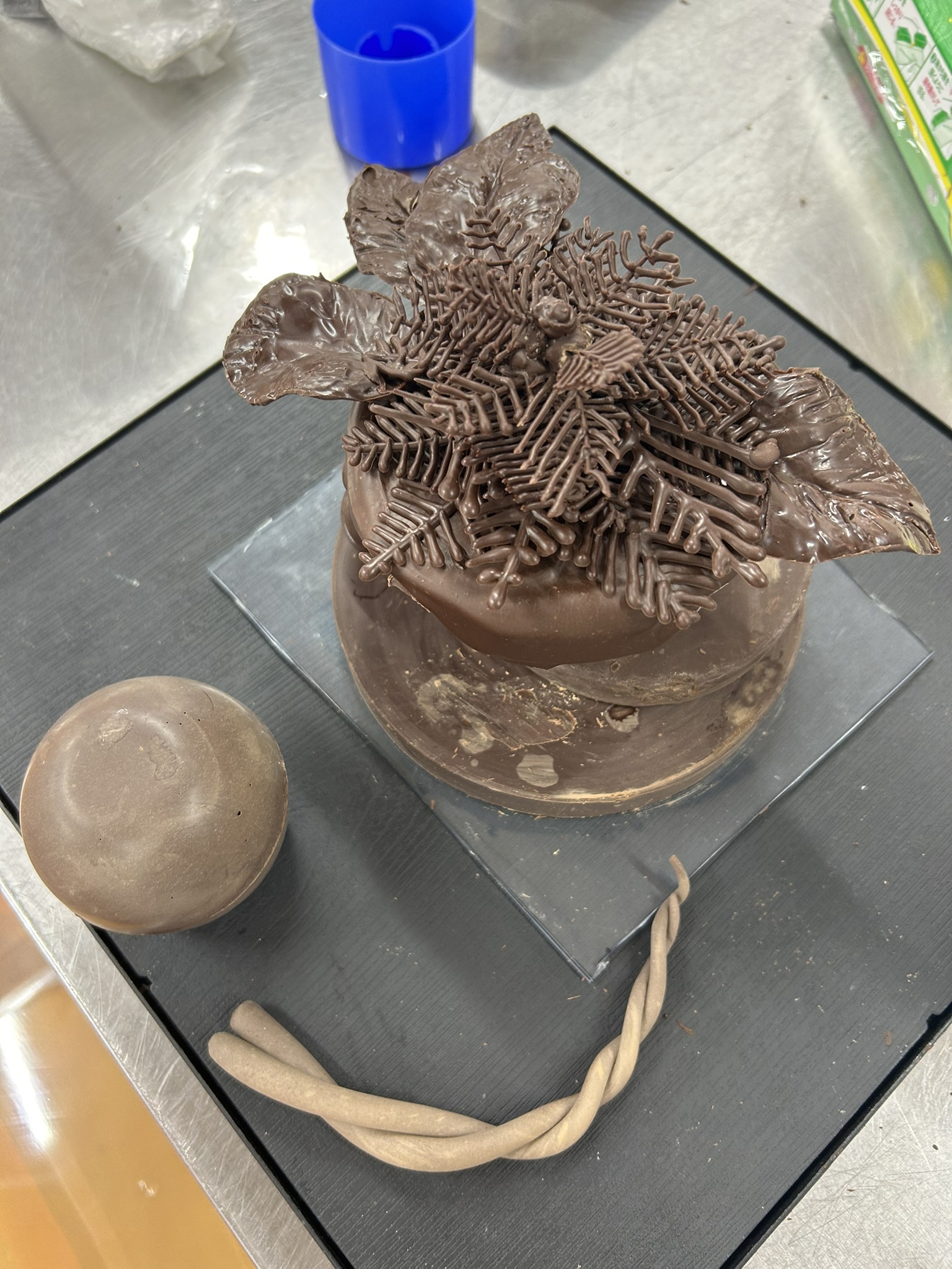 チョコレートの雪の結晶