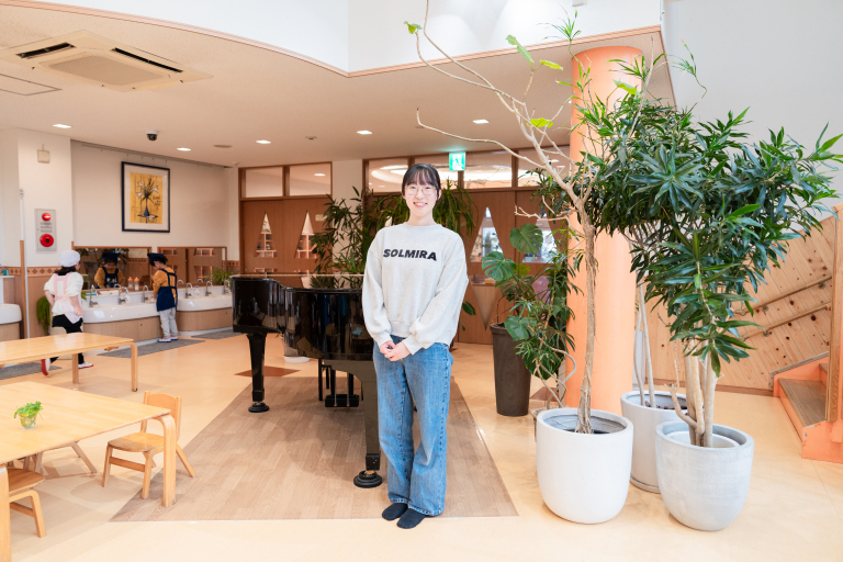 【卒業生紹介／保育教諭】実習からアルバイト、そして就職へ。｜大原さん