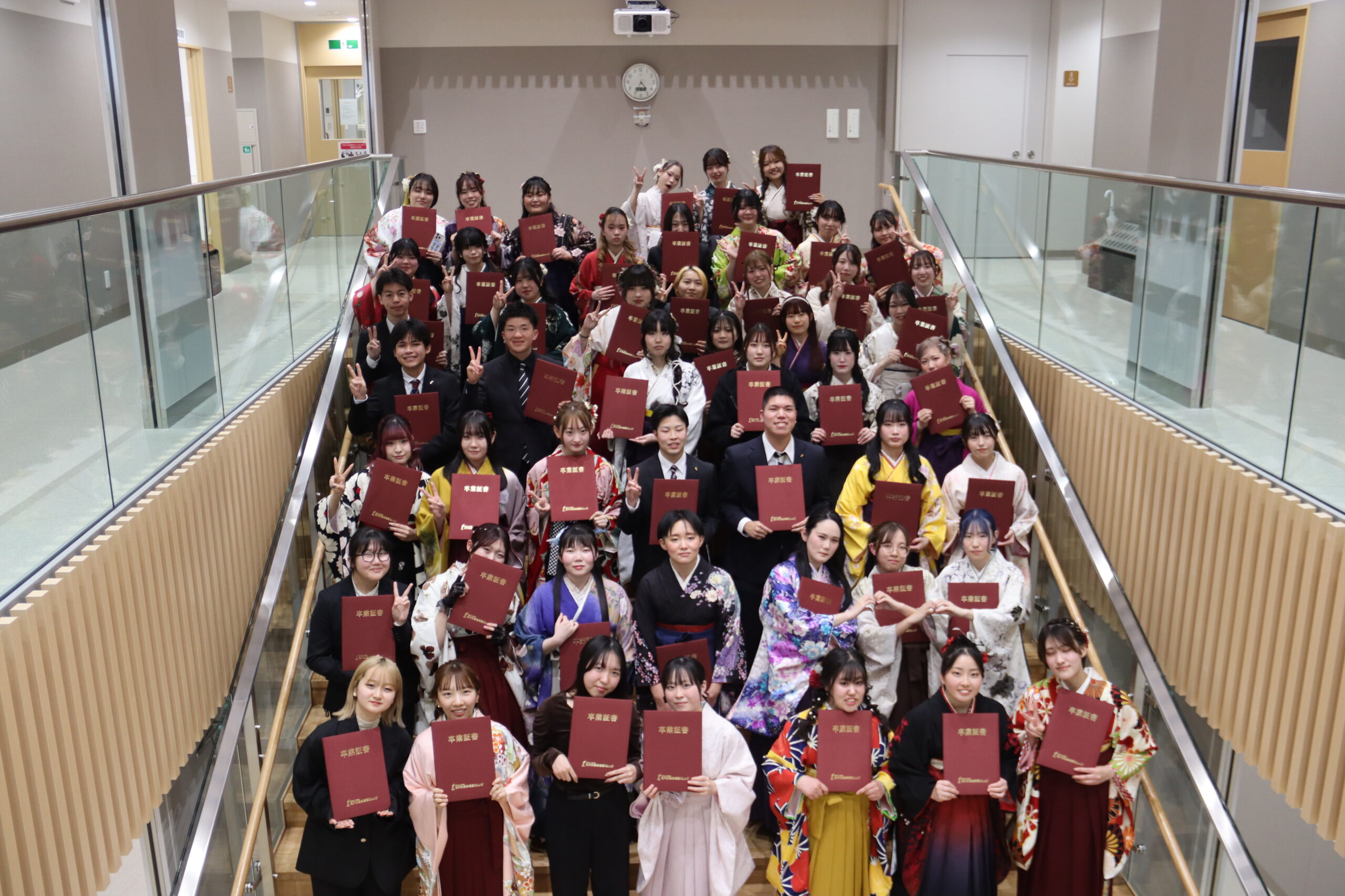 大階段でパチリ📸