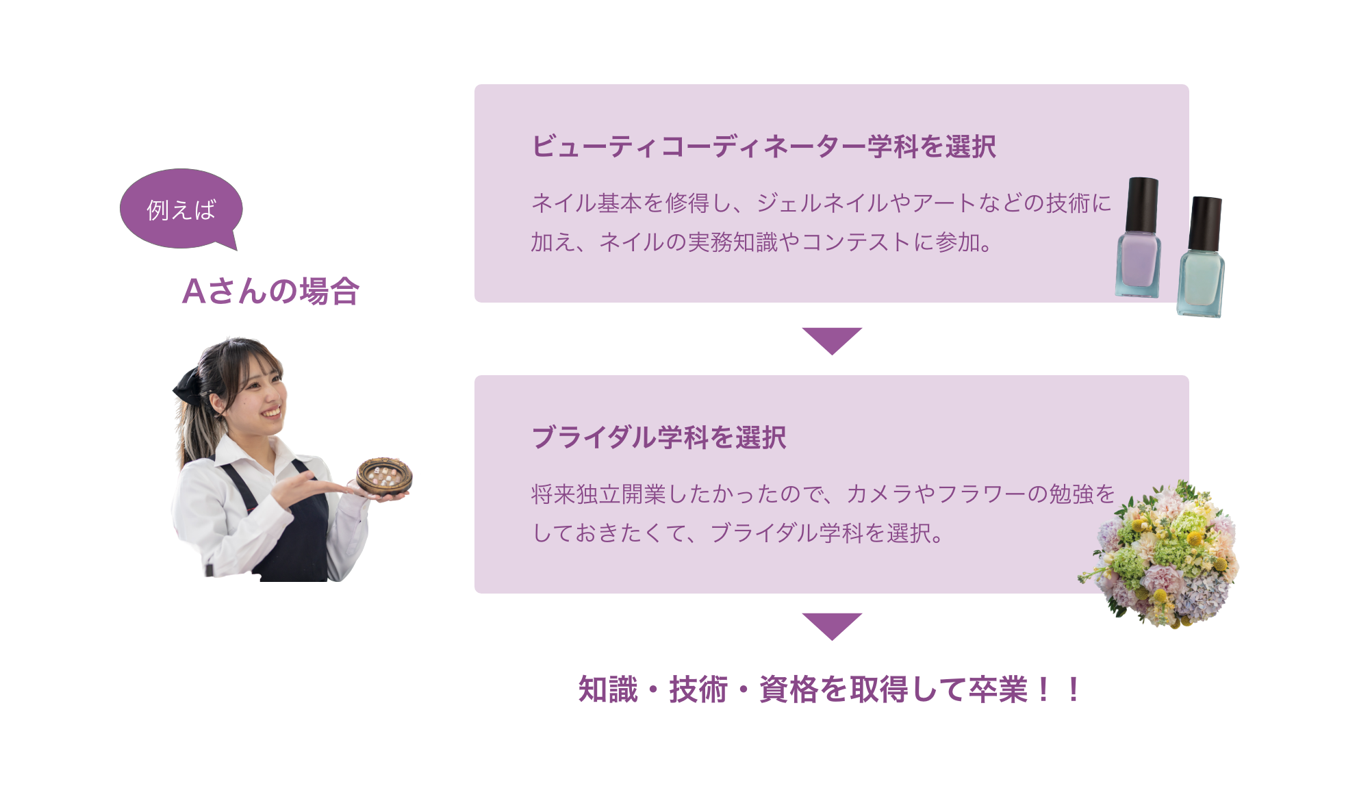 学科選択の例