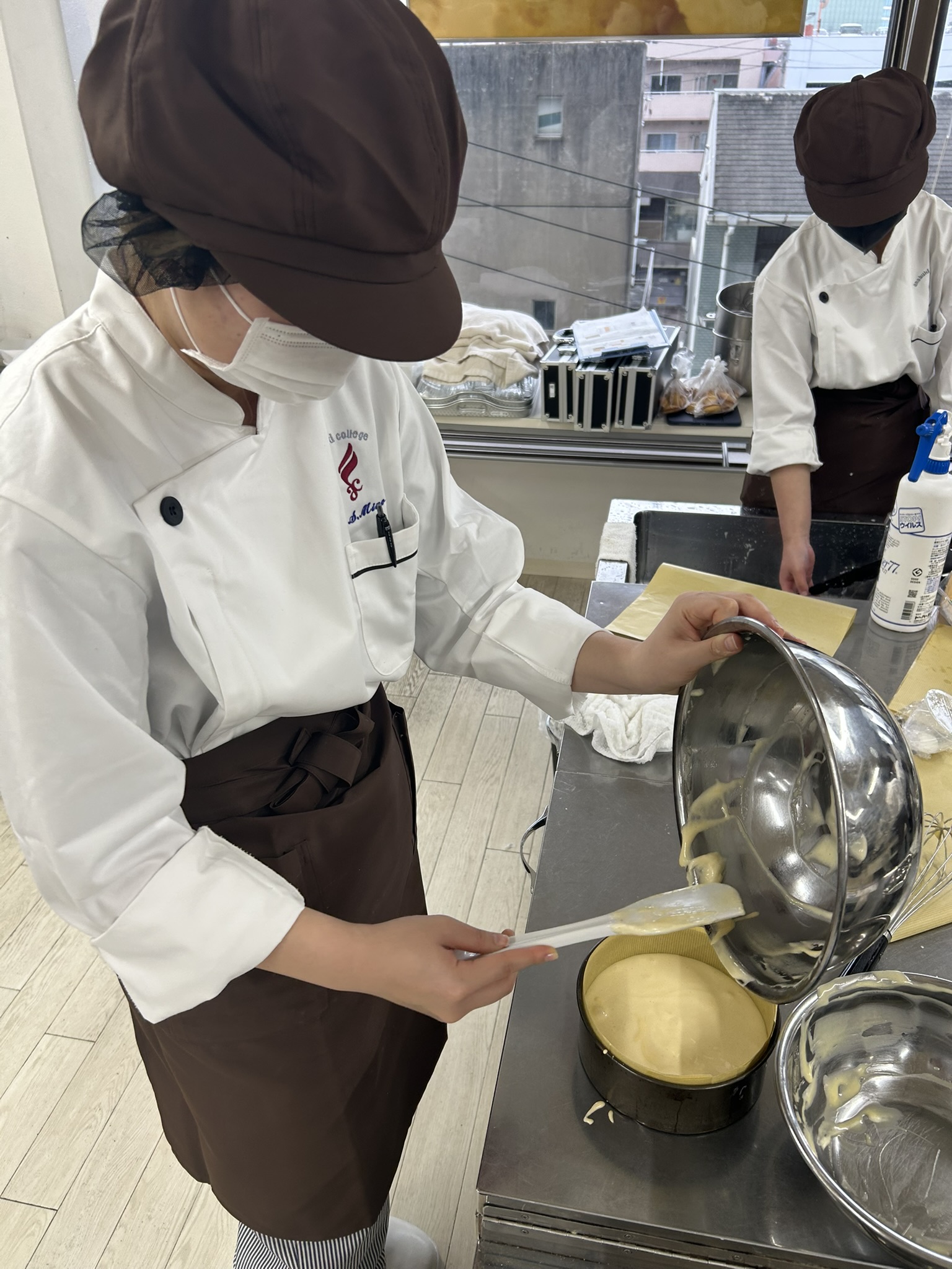 個性と頑張りが見えたジェノワーズ作り