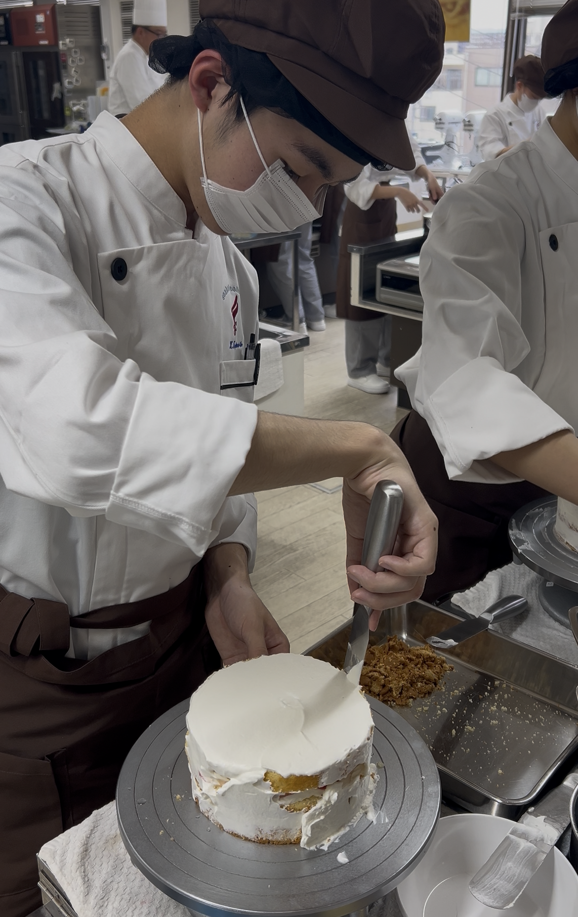 難関、側面の仕上げ。技術の習得。