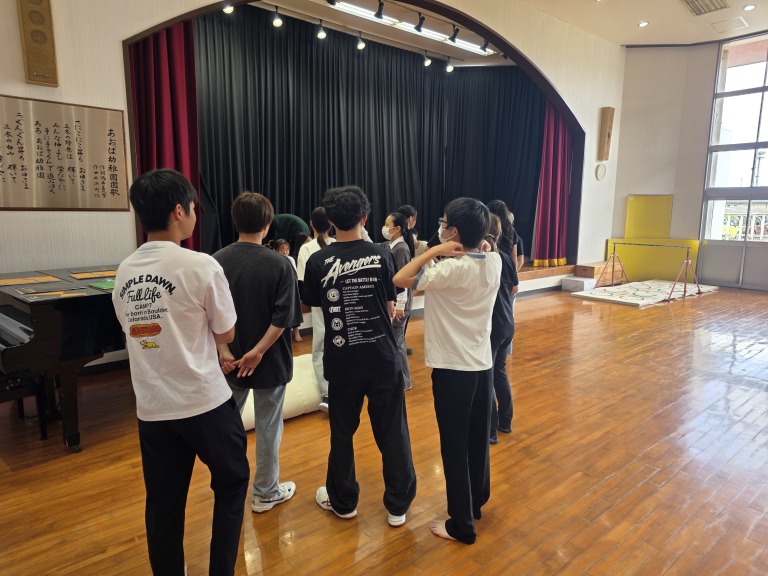 【こども保育学科】１年生があおば幼稚園に行ってきました