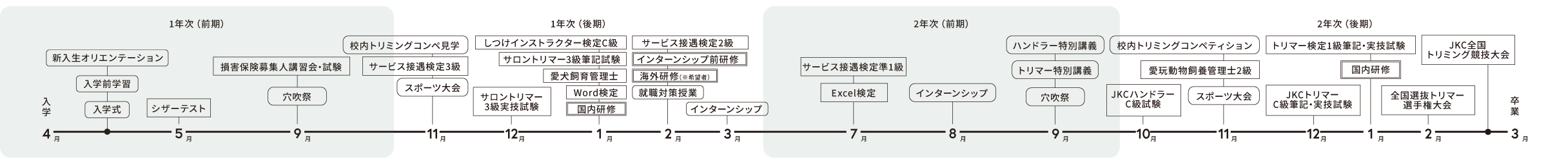 年間スケジュール