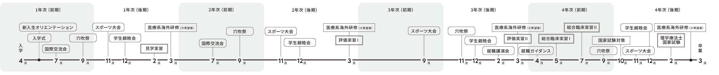 年間スケジュール