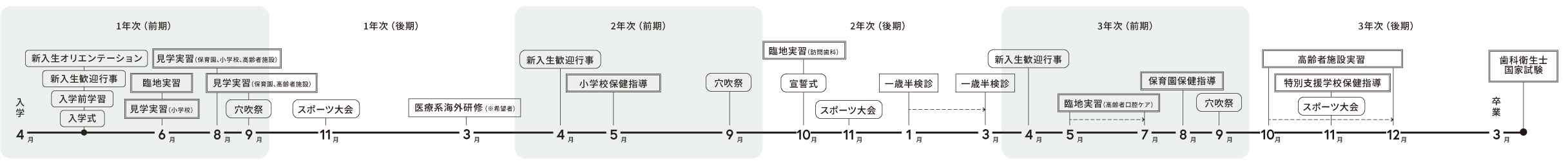 年間スケジュール