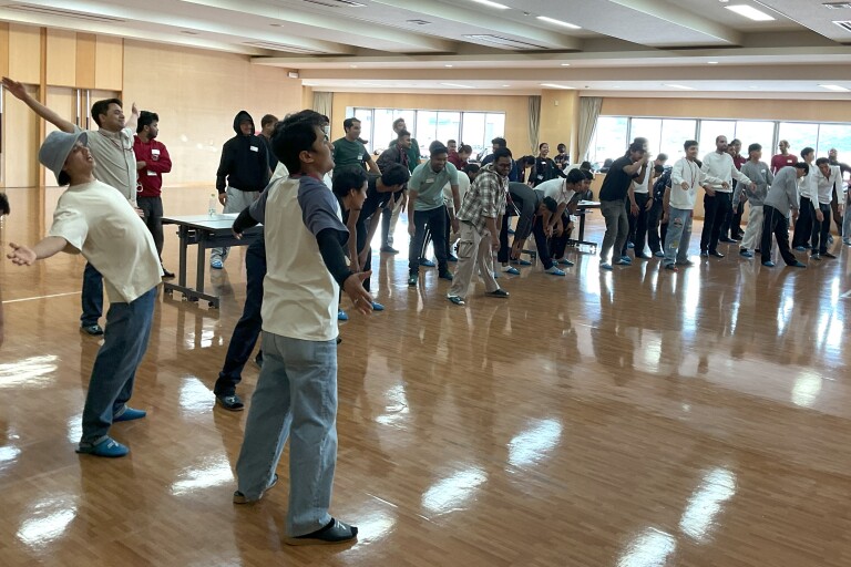 作業療法学科1年・異文化交流