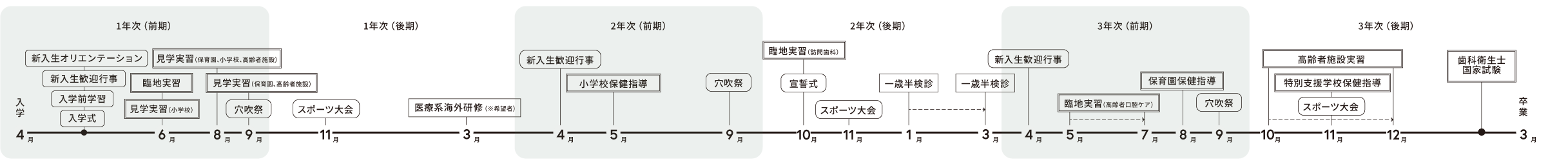 年間スケジュール