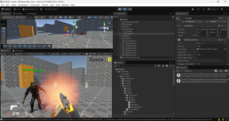 【ゲームクリエイター学科】プロから学ぶ！「Unity 6」最新バージョンで開発する本格3Dアクションゲーム制作