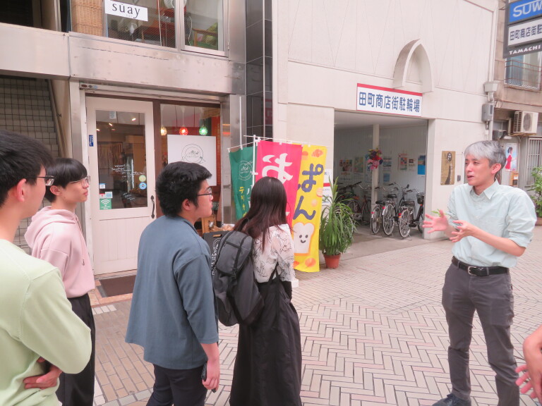 商店街を歩いてみました🌈（DX・ITビジネス専攻）