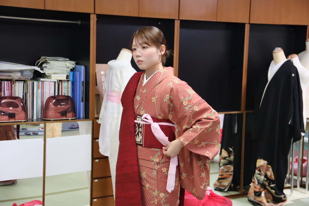 実技試験(自装)の様子👘