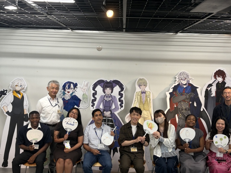 【マンガ・コミックイラスト学科】JICA留学生が来校してくれました