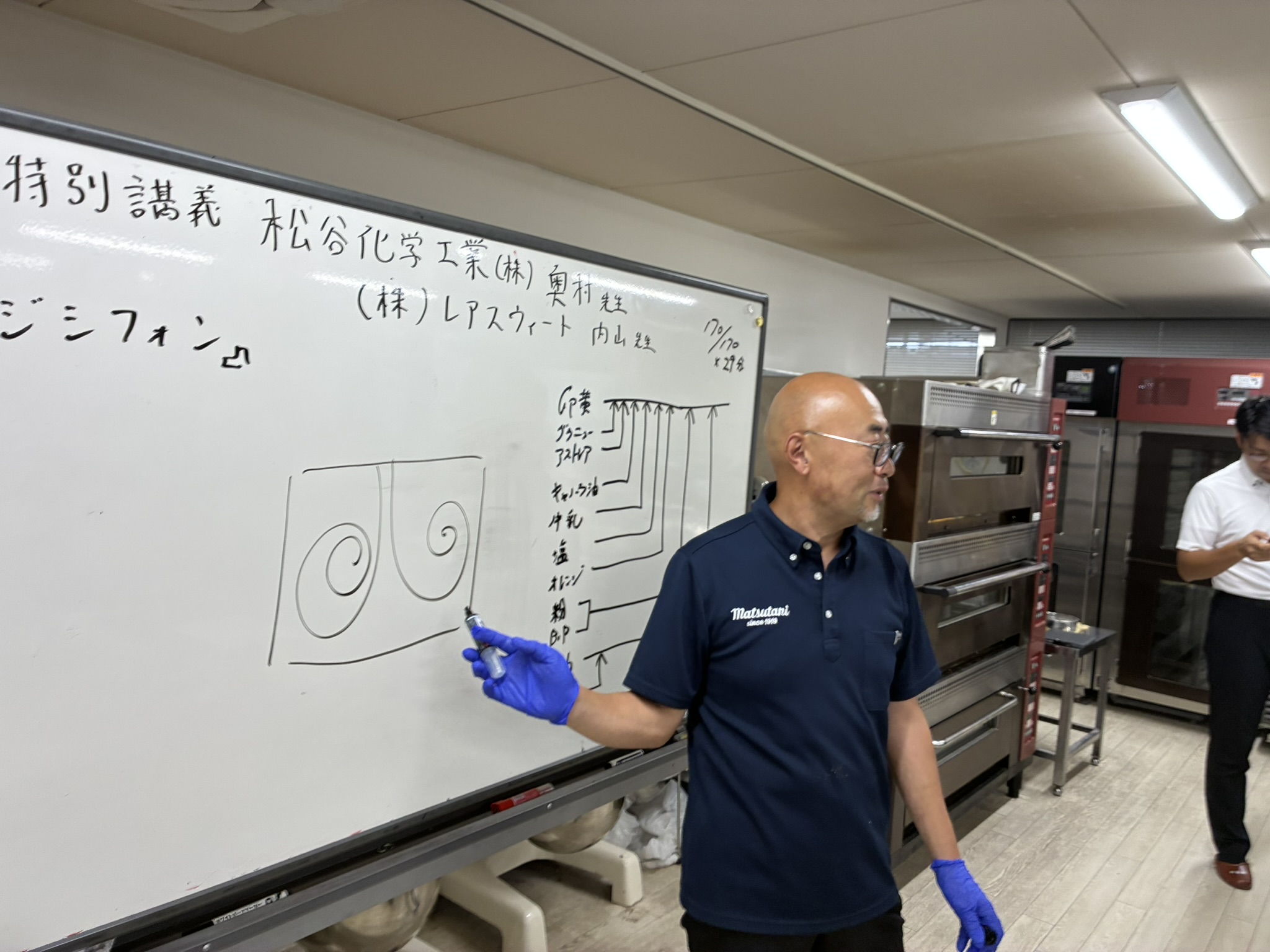 【座学講義】製菓理論を深掘り！奥村先生による「焼成中の対流」解説