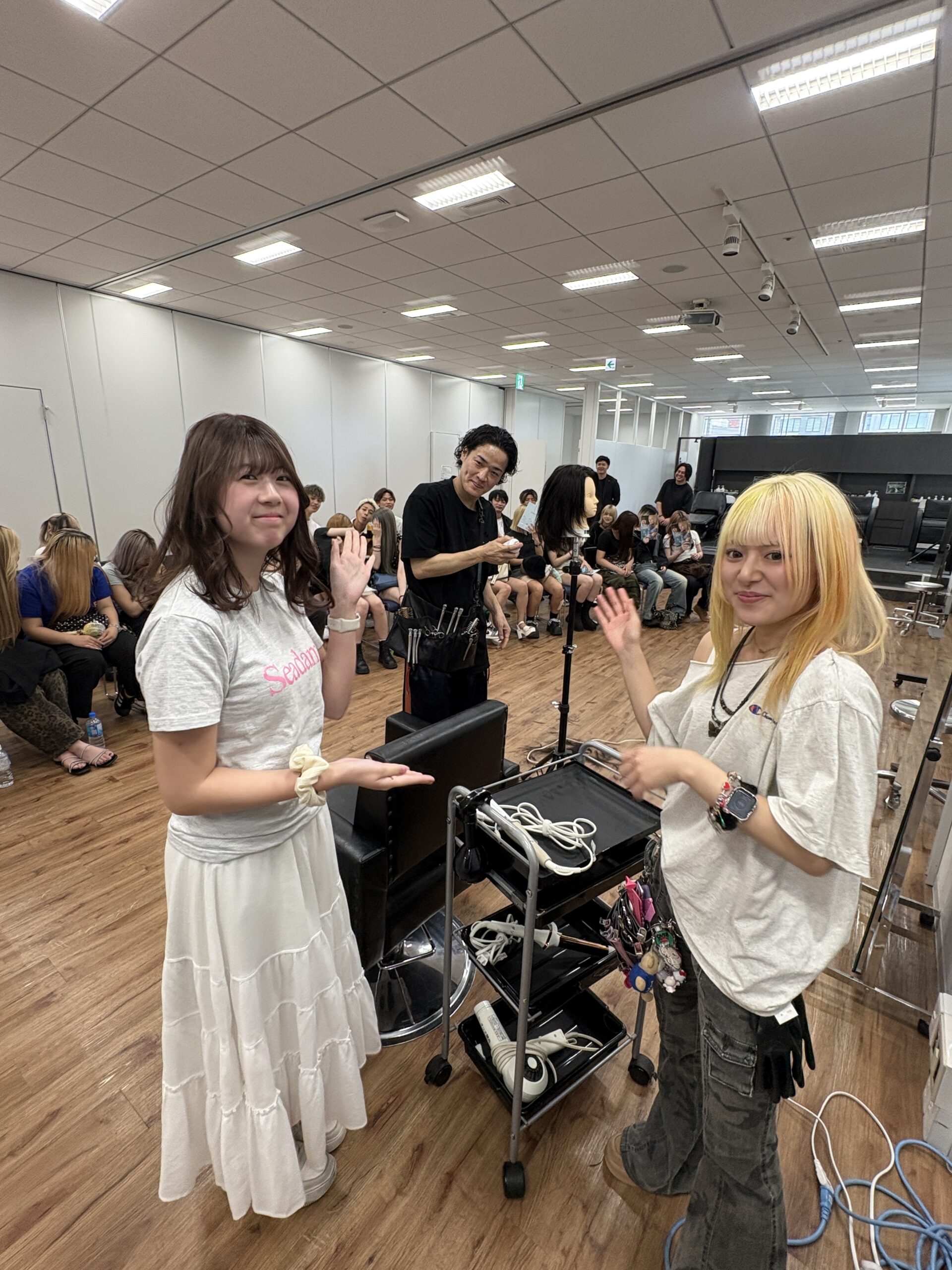 一日目は美容の最前線を体感！