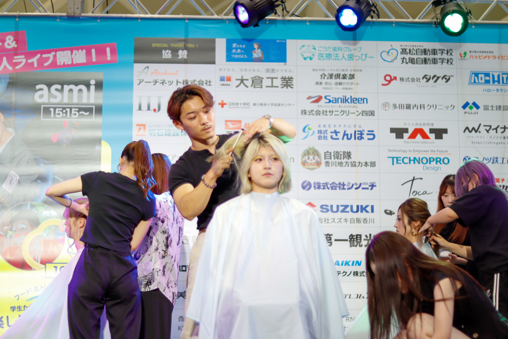Hair Showの様子です☺
