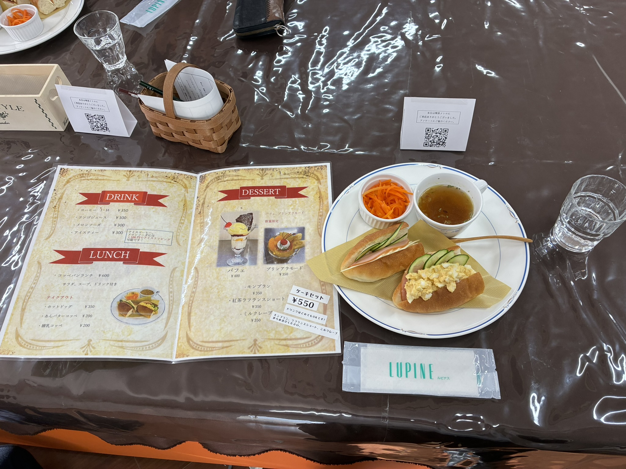 彩りにもこだわったランチプレート！