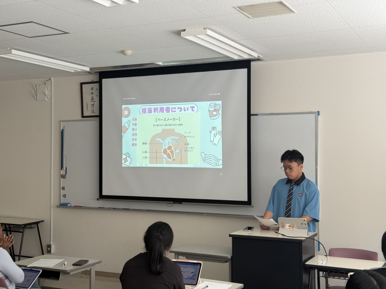介護福祉学科1年生　実習報告会を開催しました。