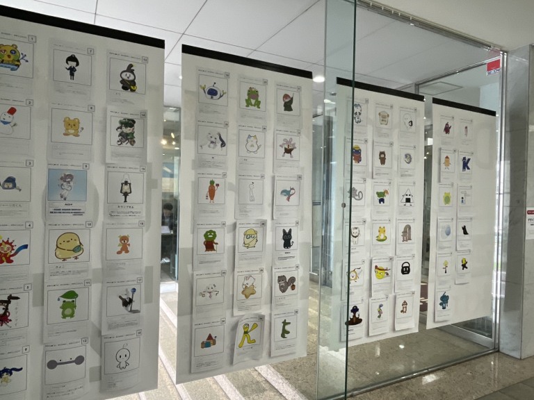 学生がデザイン展のイメージキャラクターを制作！人気投票を実施中！