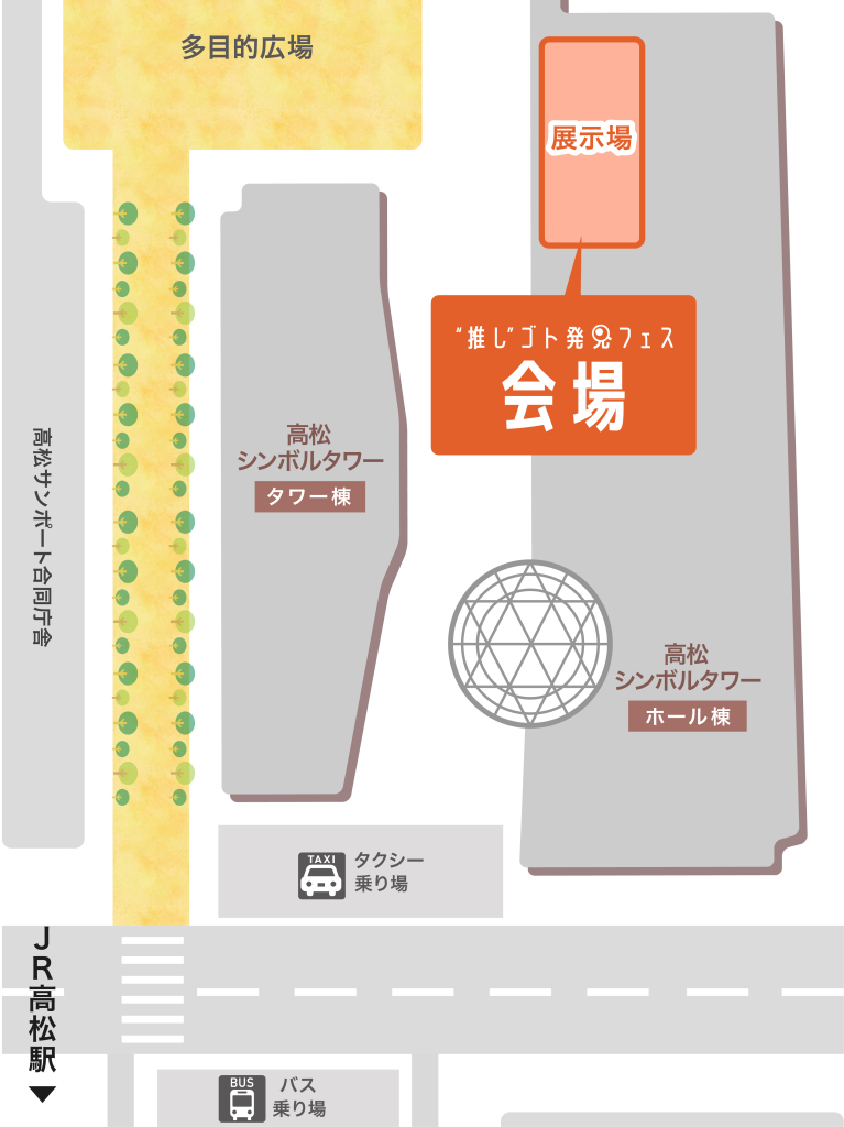 シンボルタワー見取り図